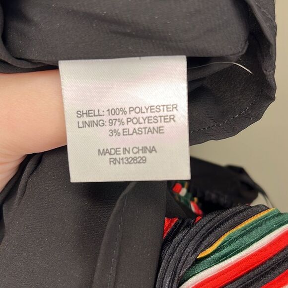 House of Harlow Revolve Arlen Midi Asymmetric Dress in Nike multi stripes party - Picture 6 of 6